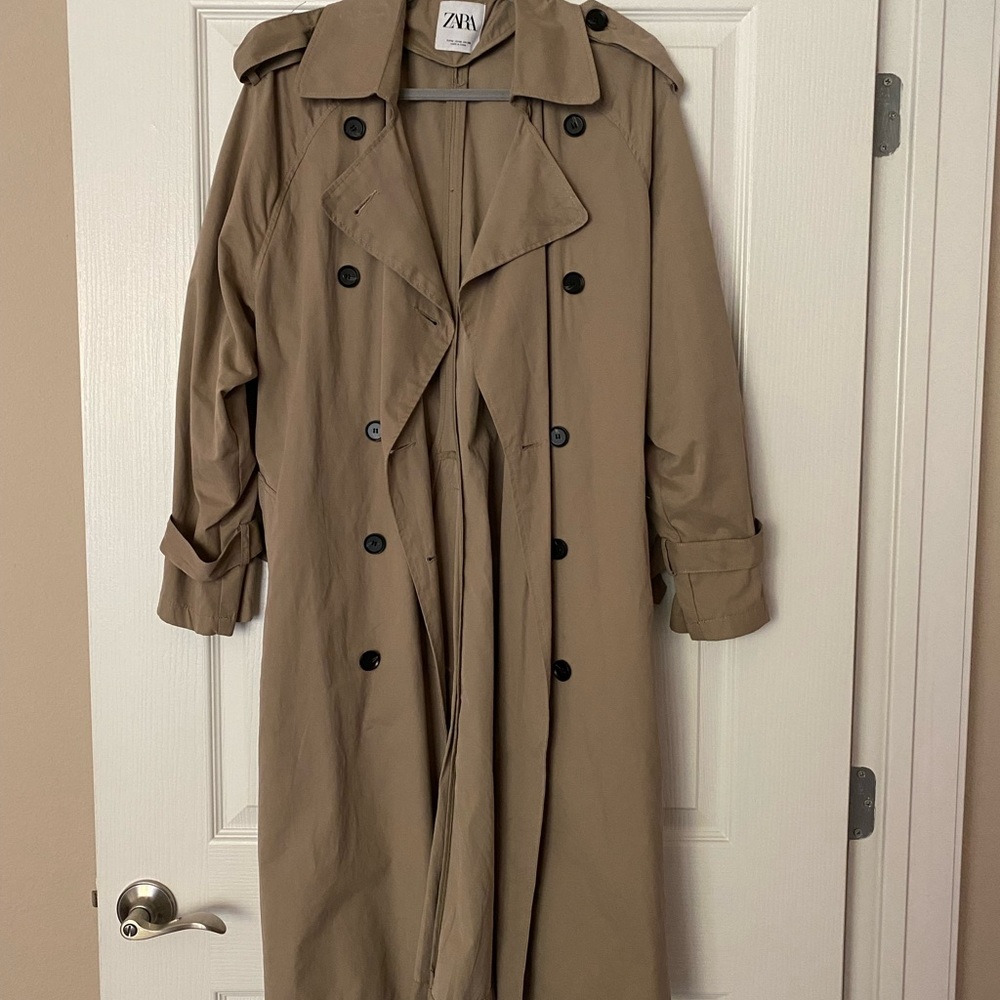 Soft Oversized Trench Coat